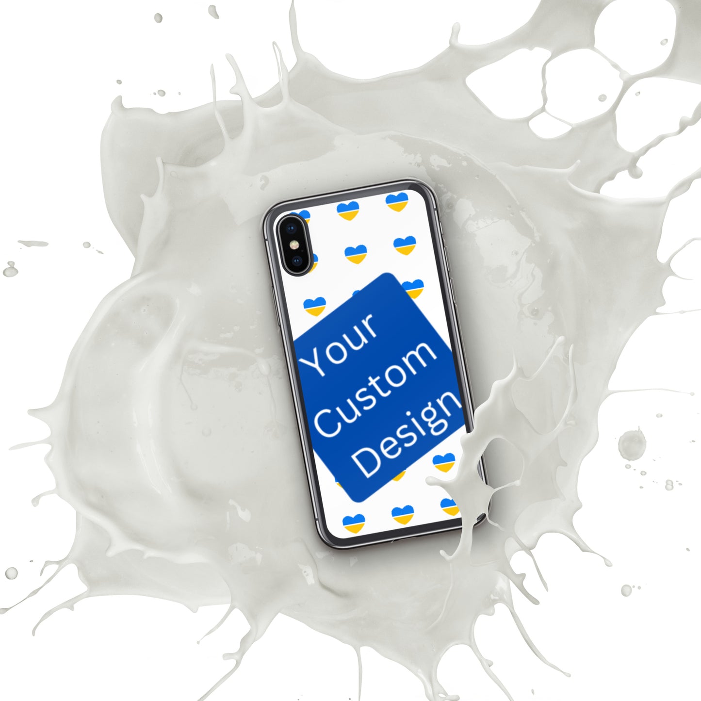 Customizable iPhone Case - Full Back Print / Layered Designs