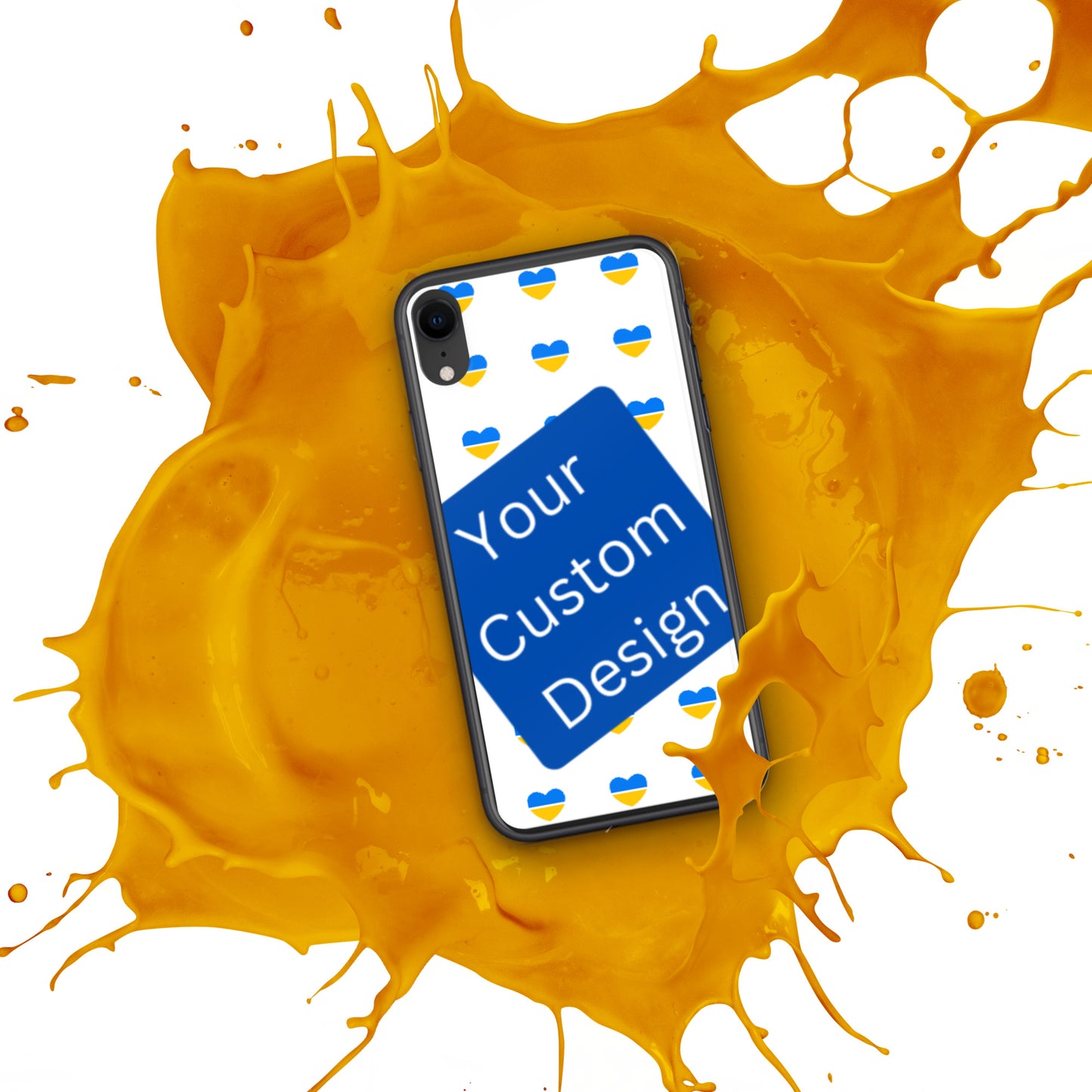 Customizable iPhone Case - Full Back Print / Layered Designs
