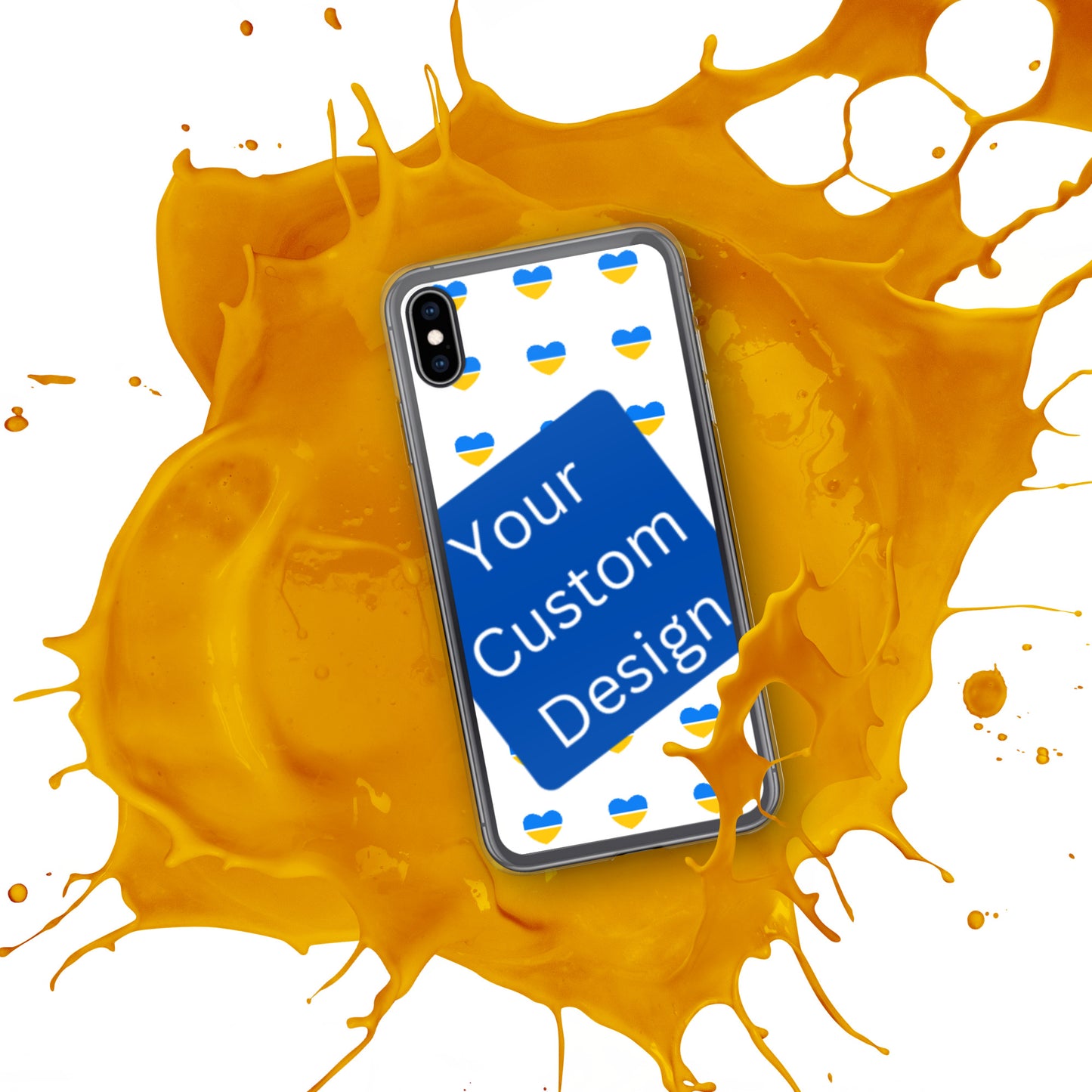 Customizable iPhone Case - Full Back Print / Layered Designs
