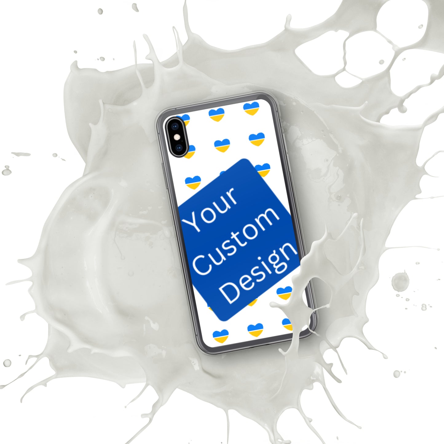 Customizable iPhone Case - Full Back Print / Layered Designs